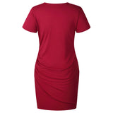 Perfect Fit Ruched Casual Dress