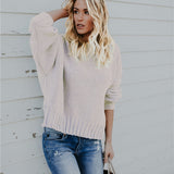 JAZZY Open Back Sweater - 4 Colors