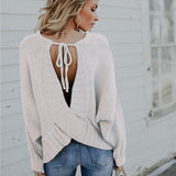 JAZZY Open Back Sweater - 4 Colors