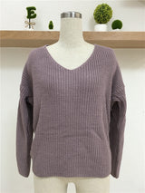 Criss Cross Sweater - Lilac