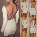 PREZA Party Backless Dress