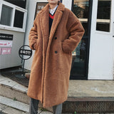 Men's Camel Teddy Coat