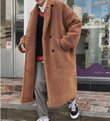 Men's Camel Teddy Coat