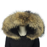 Removable Fur Hood Parka Black + Black Zips